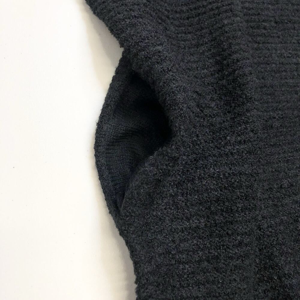 Easel La Women’s Oversized Black Soft Boho Tunic Knit Sweater Dress Size M NWT - Picture 6 of 8